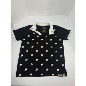 Switch Remarkable Limited Edition S/S Duck Bill Print Gold/Black Polo Kids Large